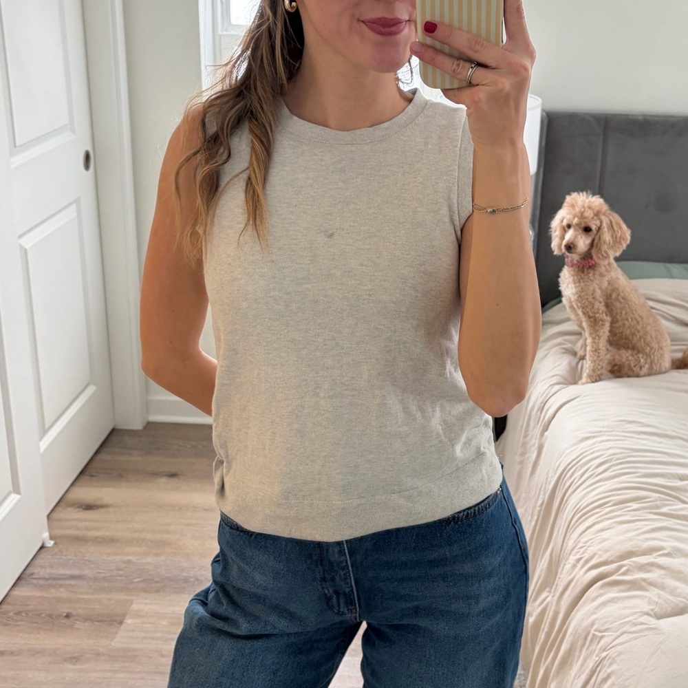 J. Crew Light Gray Tank Top
